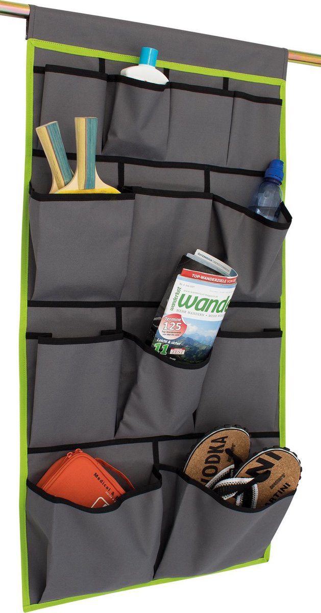 Eurotrail tentorganiser derby large - charcoal lime