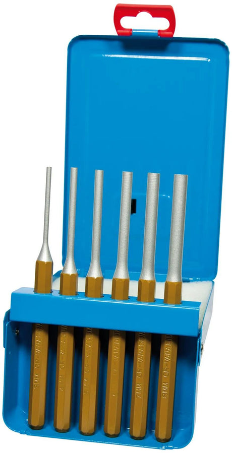 SW Stahl SW-Stahl Pin Driver Set 82620L Drift Pin Set 3-8mm 6-tlg. im Metallgehäuse