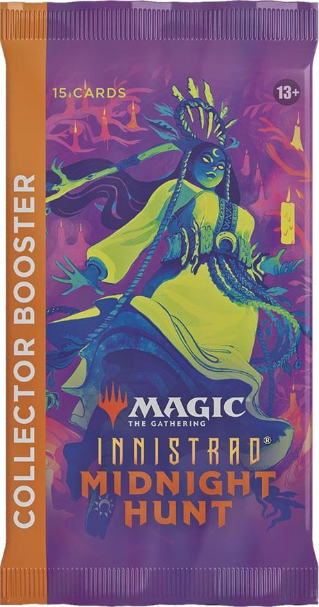 Sammelkartenspiel TCG Magic The Gathering Innistrad Midnight Hunt Collector Booster Pack Magic The Gathering