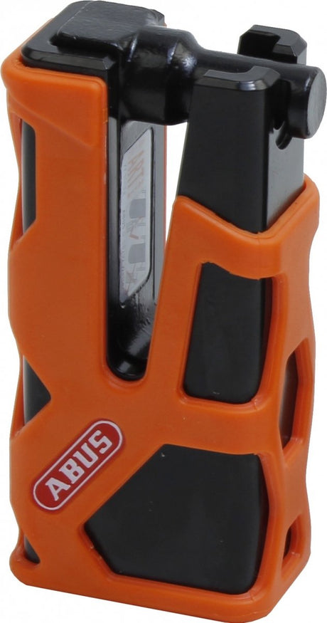 Abus Motorradschloss Scheibenbremsschloss - Granit™ Sledg 77 - Sicherheitsstufe 17 - Art-4 Orange - geeignet für Motorräder - Roller