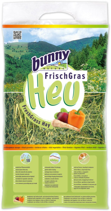 Bunny Nature Nagetierfutter frisches Gras Heu Gemüse 500 gr