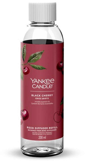 Yankee Candle - Nachfüllpackung für Duftstäbchen 200 ml - Schwarzkirsche