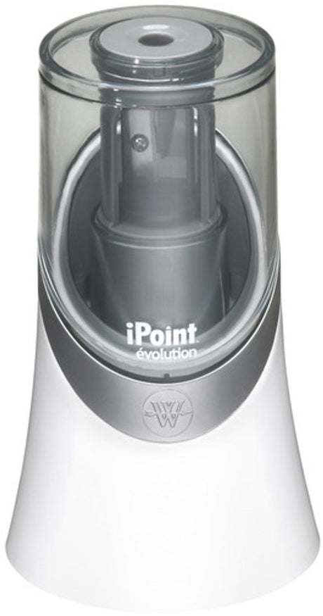 Westcott Bleistiftspitzer – iPoint Evolution – elektrisch – ohne Batterien – weiß – AC-E55031