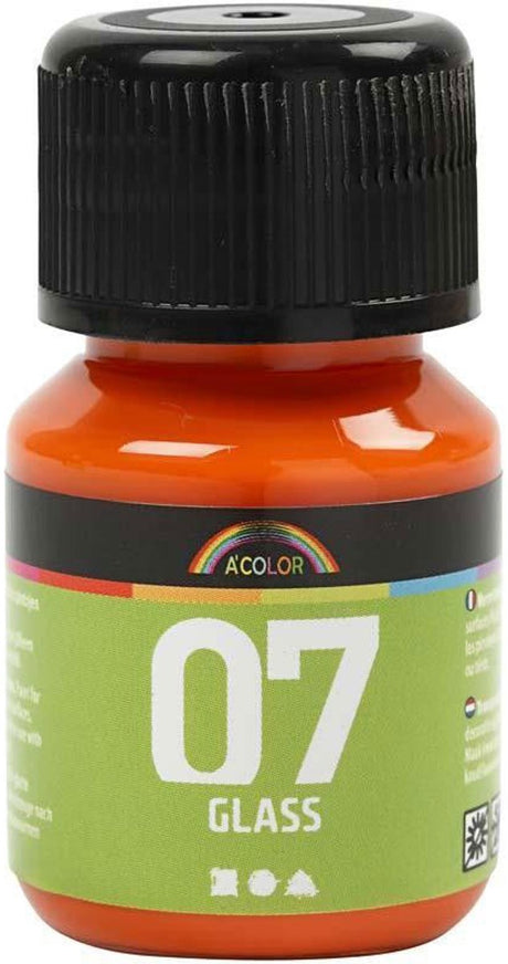 Creativ Company permanente Glasfarbe – Orange, 30 ml