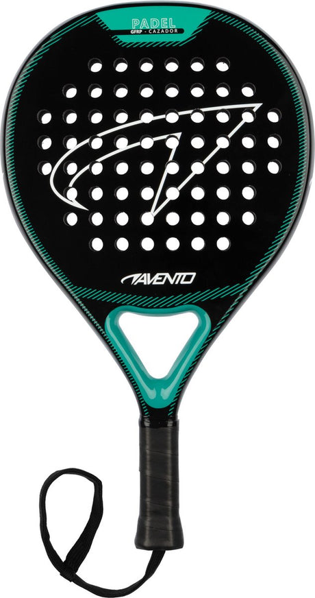 Avento Padelschläger – Cazador – GFK – rund – Schwarz Grün