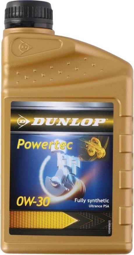 Dunlop motorolie synthetisch powertec ultrance 0w-30 1 liter