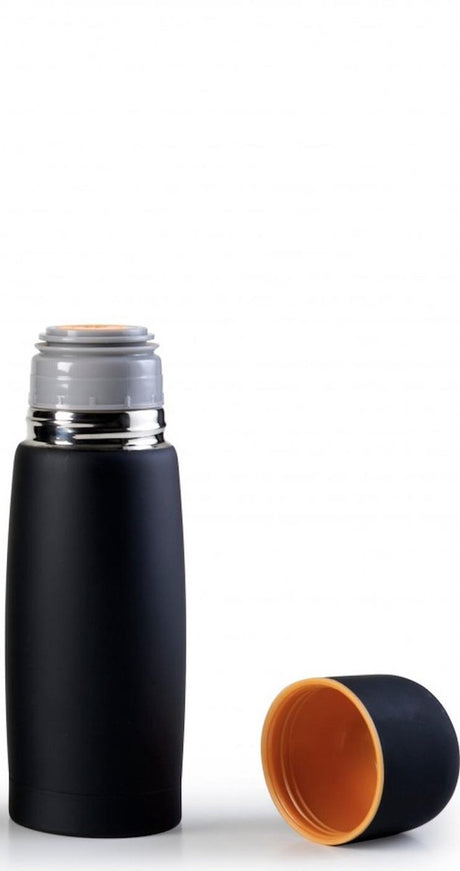Ibili Thermosflasche – 350 ml – Schwarz