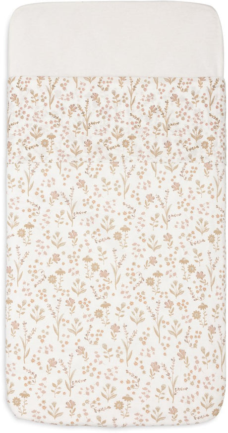 Jollein baby laken ledikant - 120x150cm - babybed - katoen - bloomy