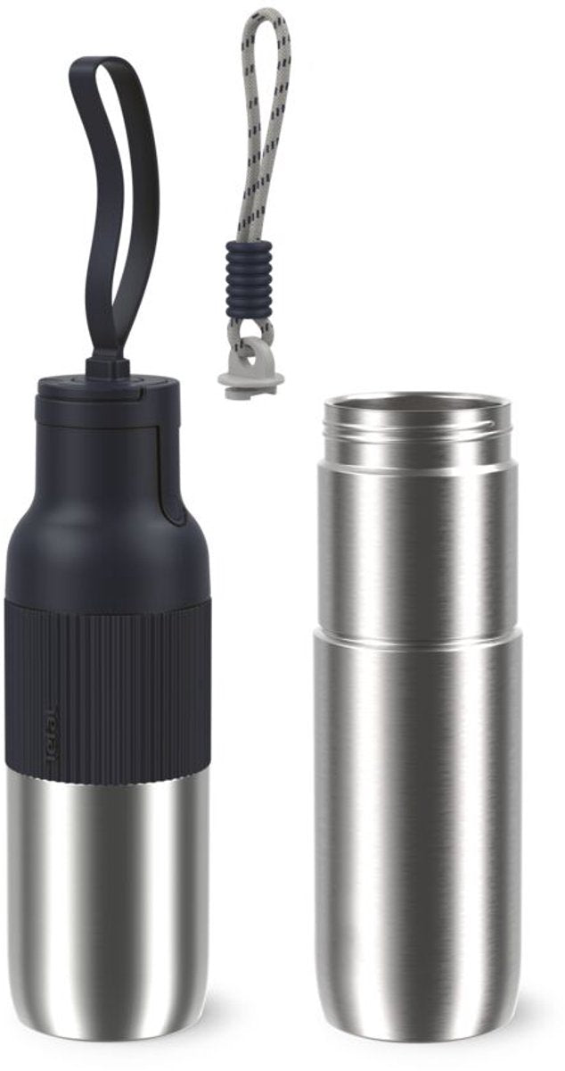 Tefal beyou flip drinkfles 2-delige set 0,7l + 0,5l - 100% lekvrij