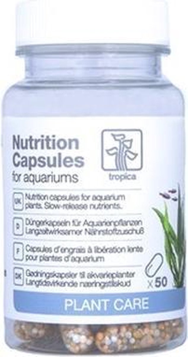 Tropica Nährstoffkapseln – Inhalt: 50 Stück – Aquarium-Pflanzenernährung
