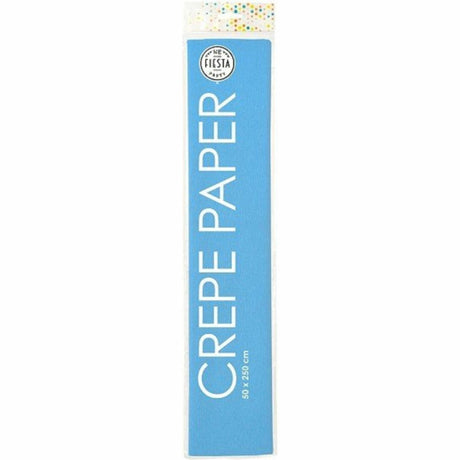 Globos Krepppapier 50x250cm babyblau 12er Pack