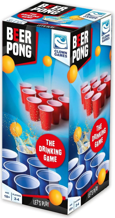 Clownspiele Bierpong 20 Tassen 6 Bälle