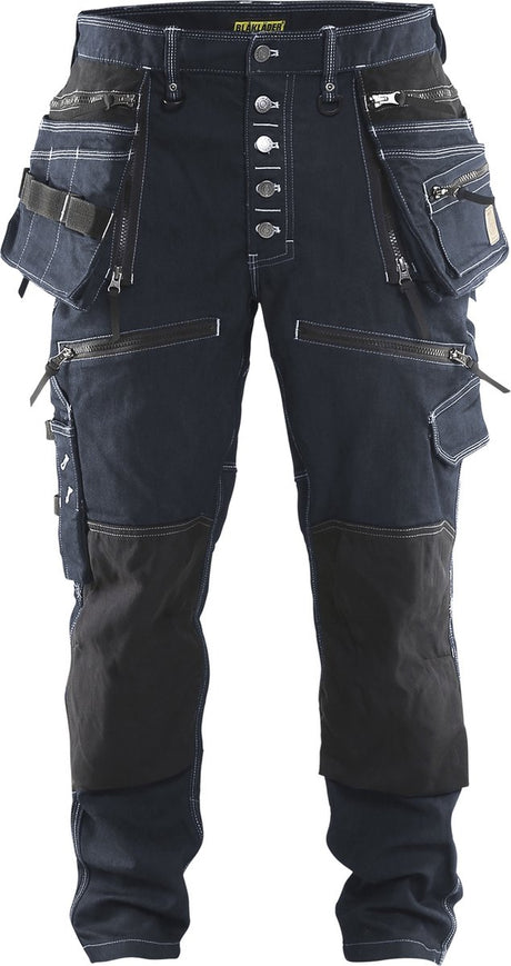 Blåkläder Baggy Denim Stretch x1900 19991141 | marineblau schwarz | Größe c150 - 7330509459256