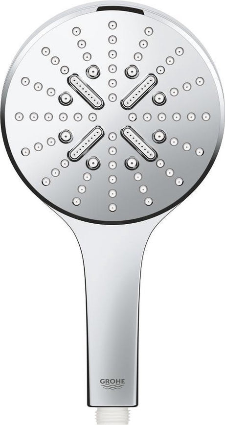 Grohe rainshower smartactive 130 Handbrause – ø 13 cm – wassersparend – 3 Strahlarten – Chrom