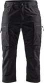 Blåkläder blaklader dames service piraatbroek met stretch 7129-1845 - zwart - c50