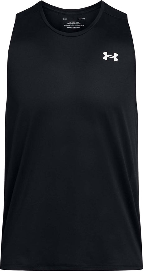 Under armour ua tech tank heren sporttop - zwart