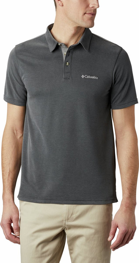 Columbia Nelson Point™ Polo - Poloshirt - Herrenpolo - Schwarz - Größe S