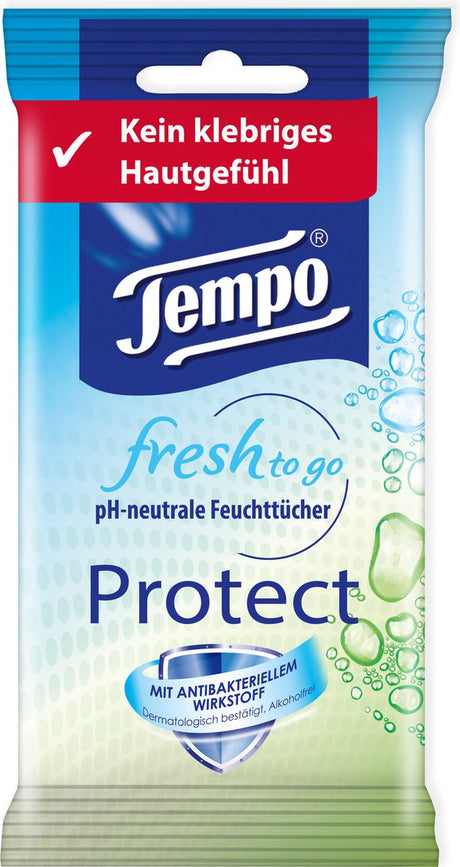 Tempo fresh to go Protect – 15 x 10 = 150 Feuchttücher