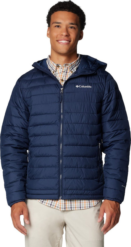 Columbia Powder Lite™ II Kapuzenjacke Herren Outdoorjacke – Collegiate Navy – Größe XXL
