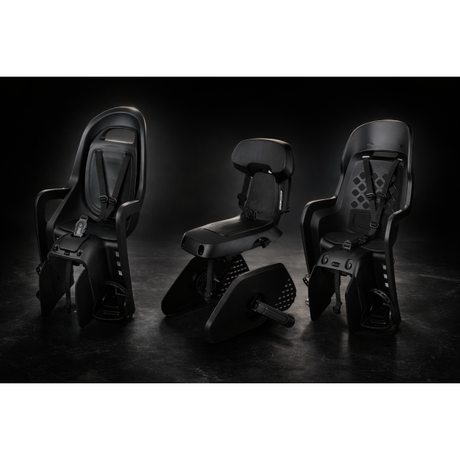 Polisport Kindersitz hinten Guppy Junior – Mik-HD – Black Edition