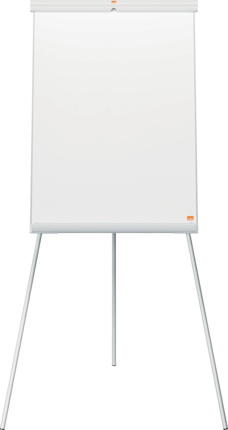 Nobo Premium Plus Stahl-Flipchart mit Stativständer – magnetisches Whiteboard – 70 x 100 cm – weiß