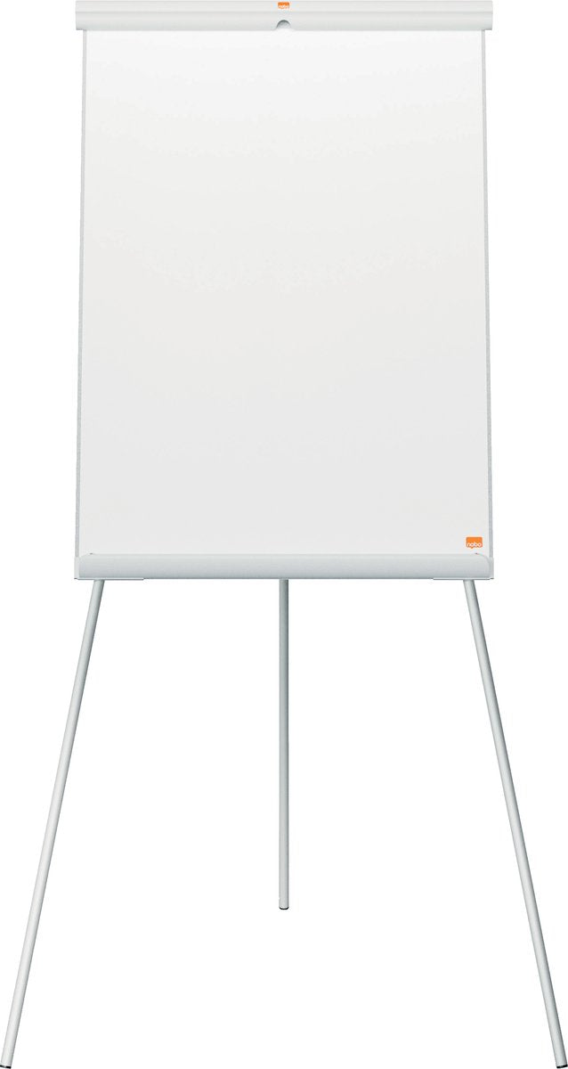 Nobo Premium Plus Stahl-Flipchart mit Stativständer – magnetisches Whiteboard – 70 x 100 cm – weiß