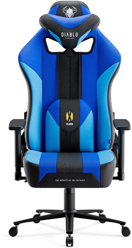 Diablo chairs - gaming stoel x-player 2.0 - bureaustoel verstelbaar - king size - vorstzwart