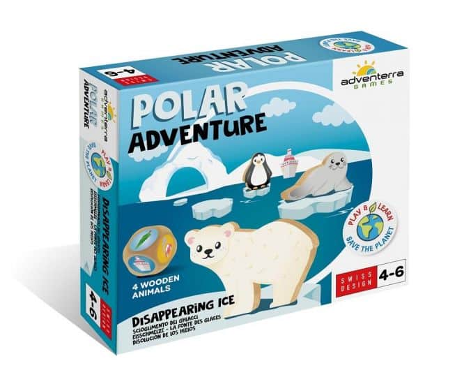 Polar Adventure Brettspiel über das Klima