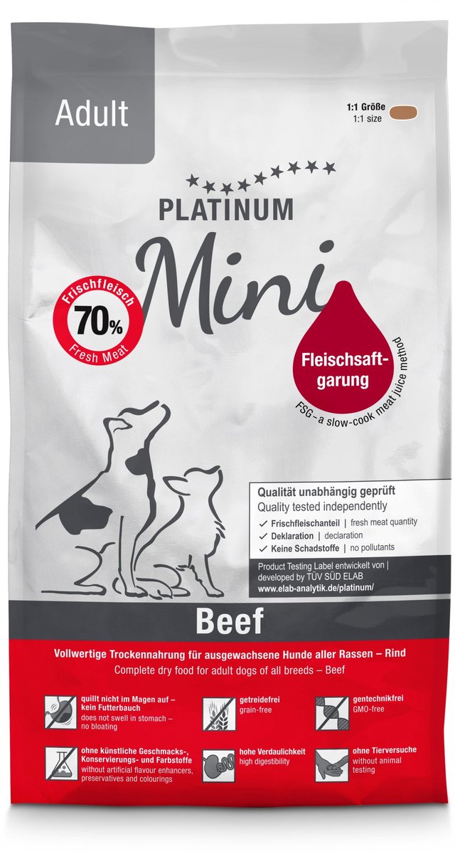 Platinum Erwachsene Mini 900g | Rindfleisch