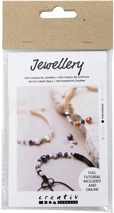 Creativ Company CC Creative Mini-Hobby-Set, Schmuck, Makramee-Armband