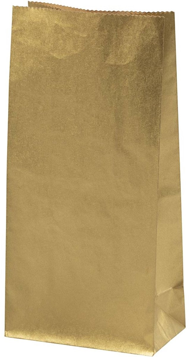 Papierbeutel Creativ Company Gold, 10st.