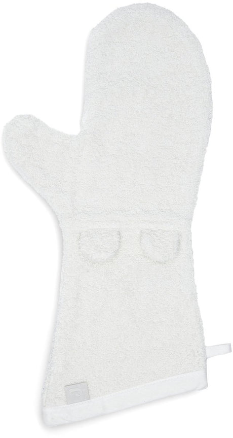 Jollein - baby washandje badstof ears (ivory) - katoen - baby washand, washandjes -16x70cm