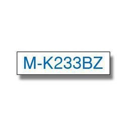 Beschriftungsbandkassette Brother MK233 weiß