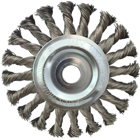 KS-Tools KS-Tools Rundstahldrahtbürste Rundbürste mit Bohrung 22,2 KS-Tools 125x14mm Stahl