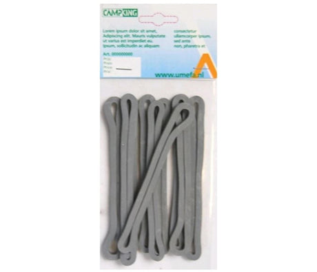 Camping 10 Gummiringe 80x90x5mm