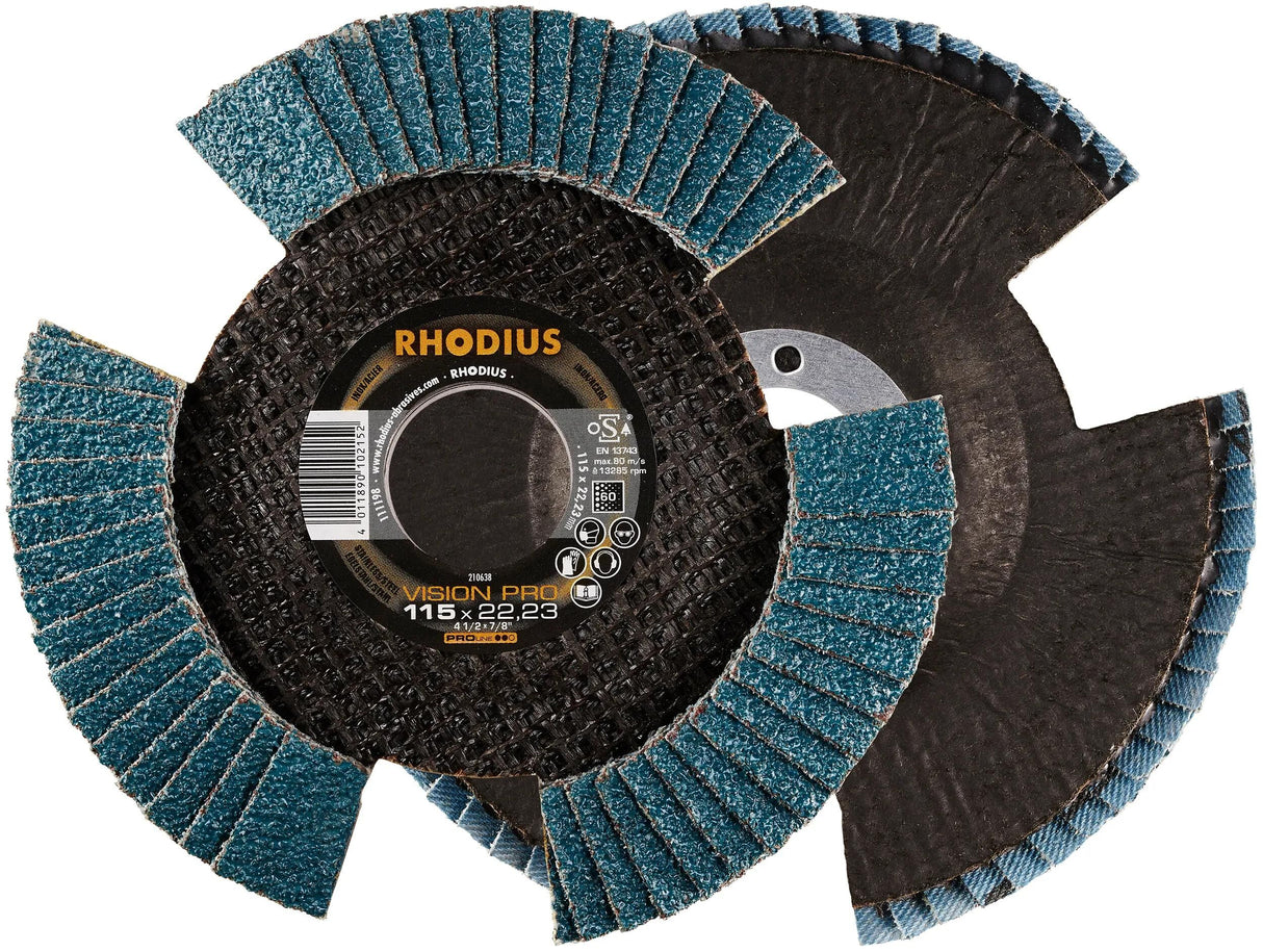Rhodius Fächerscheibe Vision Pro Fächerscheiben Vision P 60 115x22,23