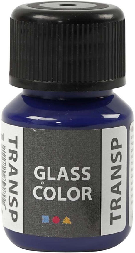 Creativ Company Creotime Glas-Porzellanfarbe Glasfarbe 30 ml blau