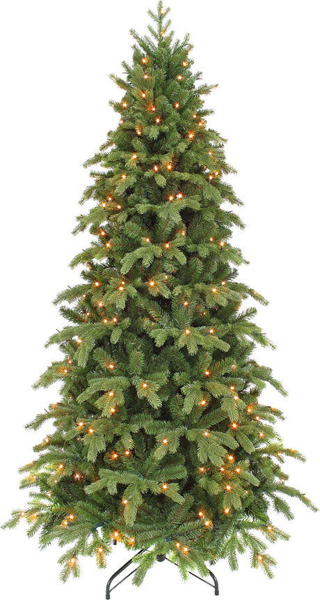 Triumph tree sherwood spruce - 185 x 107 cm - groen - 168 led - warm wit