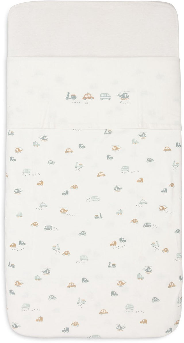 Jollein baby laken wieg - 75x100cm - babybed - katoen - on the go