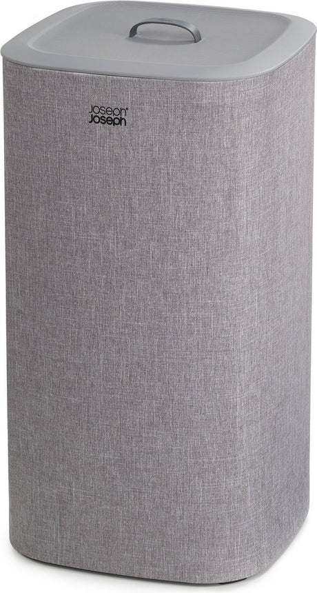 Joseph Joseph Tota Wäschekorb – 2 Fächer – Wäschesortierung – 60 Liter – Grau
