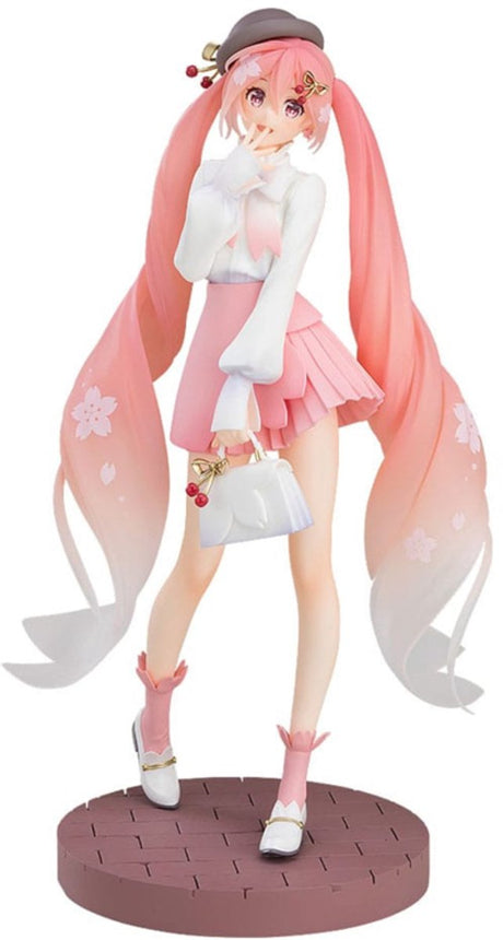 Good smile company character vocal series 01: hatsune miku pop up parade pvc statue sakura miku: hanami outfit ver. 23 cm