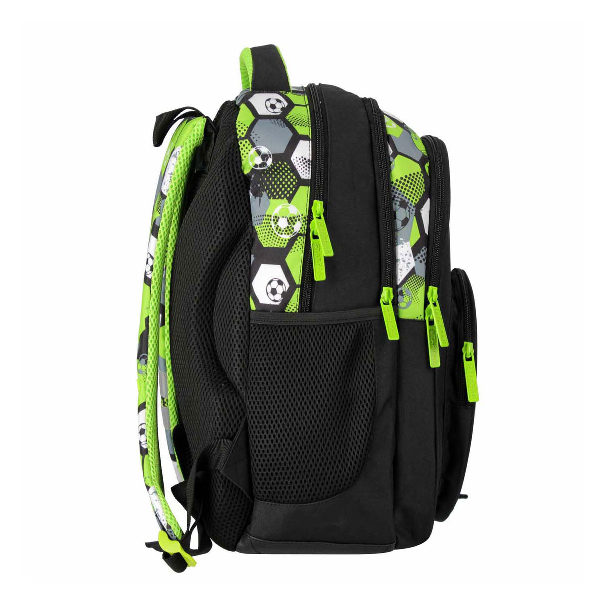 Rucksack Fußball grün