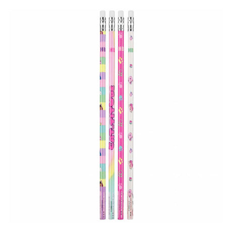 Gabby's Puppenhaus-Bleistift mit Radiergummi, 4-tlg.