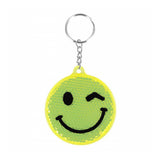 Reflektierender Schlüsselanhänger-Emoticon, 12 Stück.