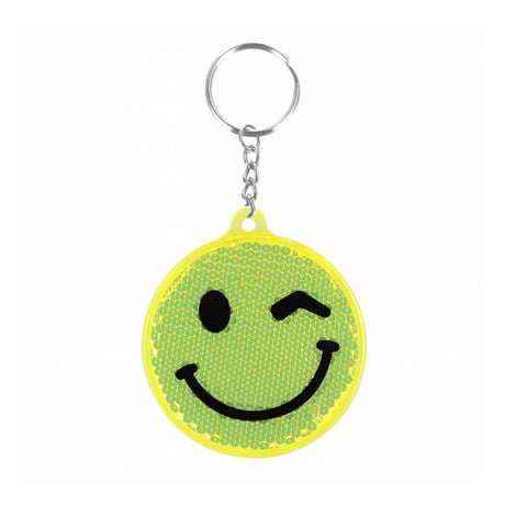 Reflektierender Schlüsselanhänger-Emoticon, 12 Stück.