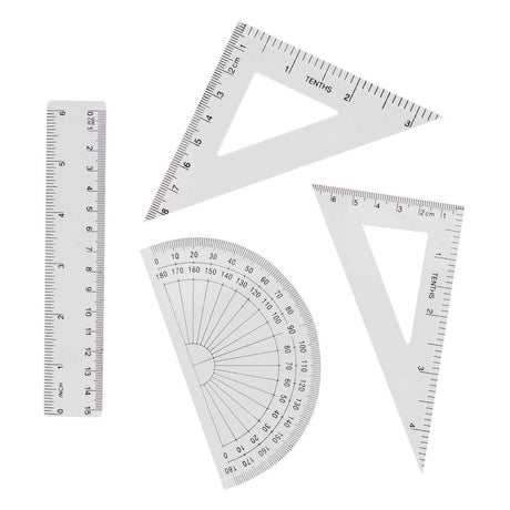 Geometrieset 15cm, 4tlg.