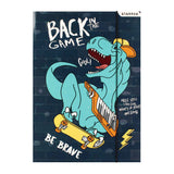 Ordner mit elastischem A4-Skate-Dino