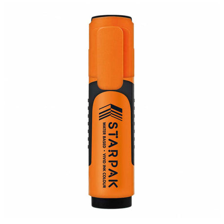 Orangefarbener Textmarker