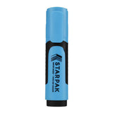 Blauer Textmarker