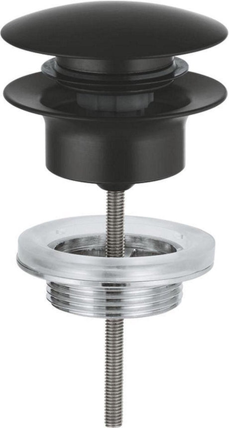 Grohe Ablaufgarnitur – ø63 mm – aufschiebbar – mattschwarz
